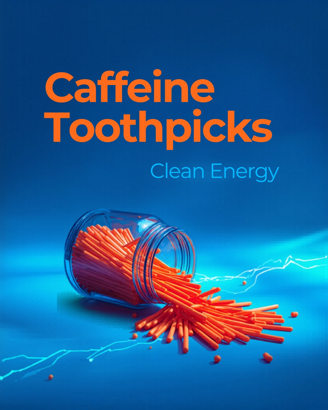 Caffeine toothpicks clean energy alternative to coffee