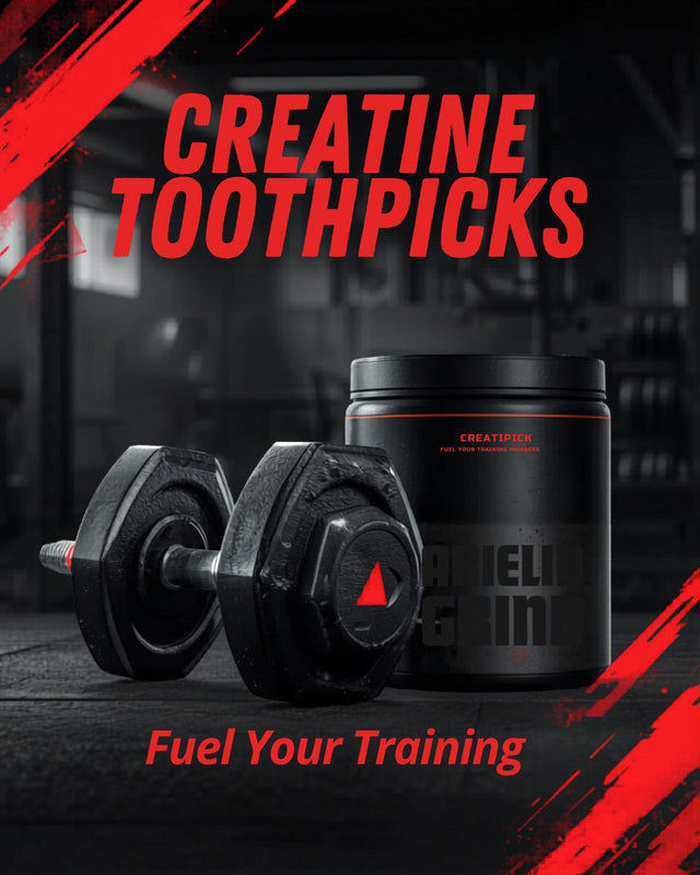 Creatine toothpicks for gym and fitness