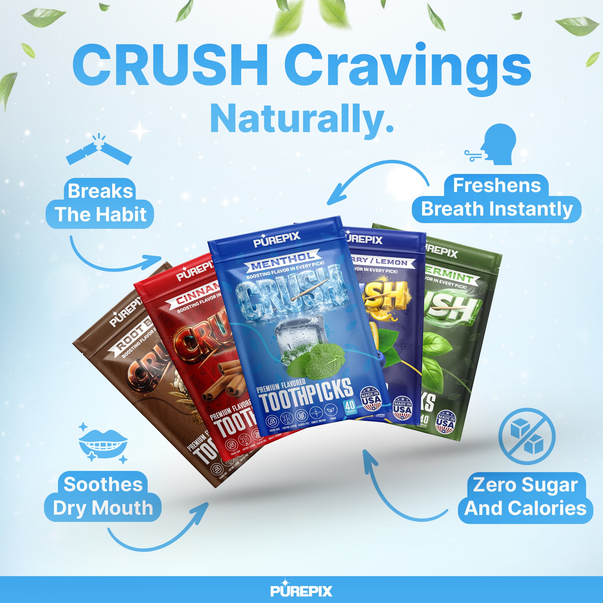 Crush Flavored Toothpicks