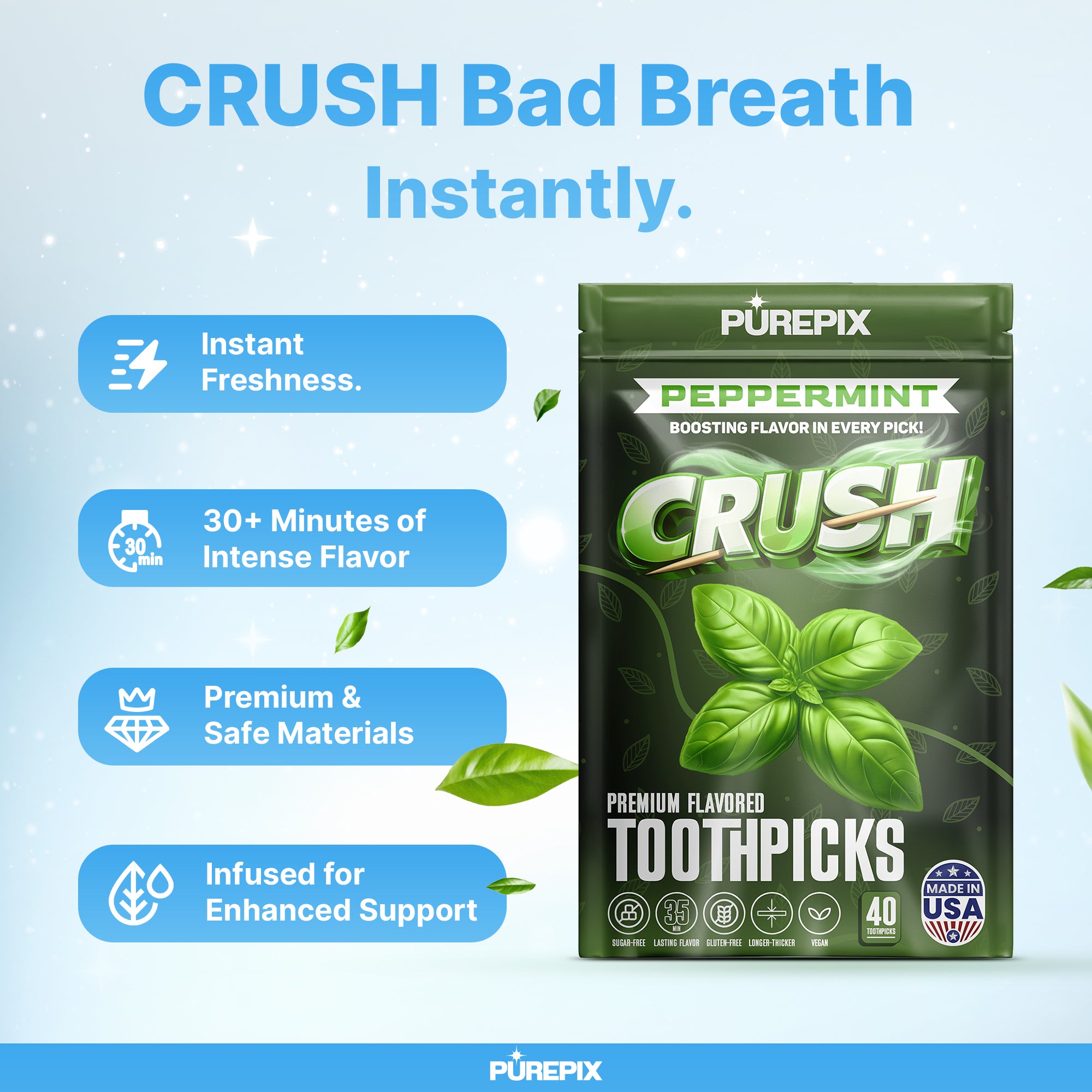 Crush Flavored Toothpicks