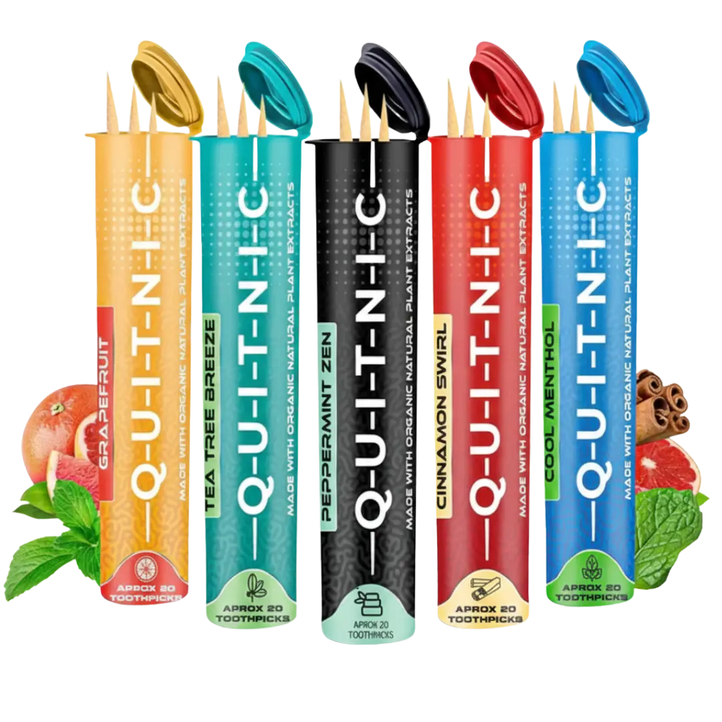 QuitNIC Variety Pack - Flavored Toothpicks for a Better Quit Strategy