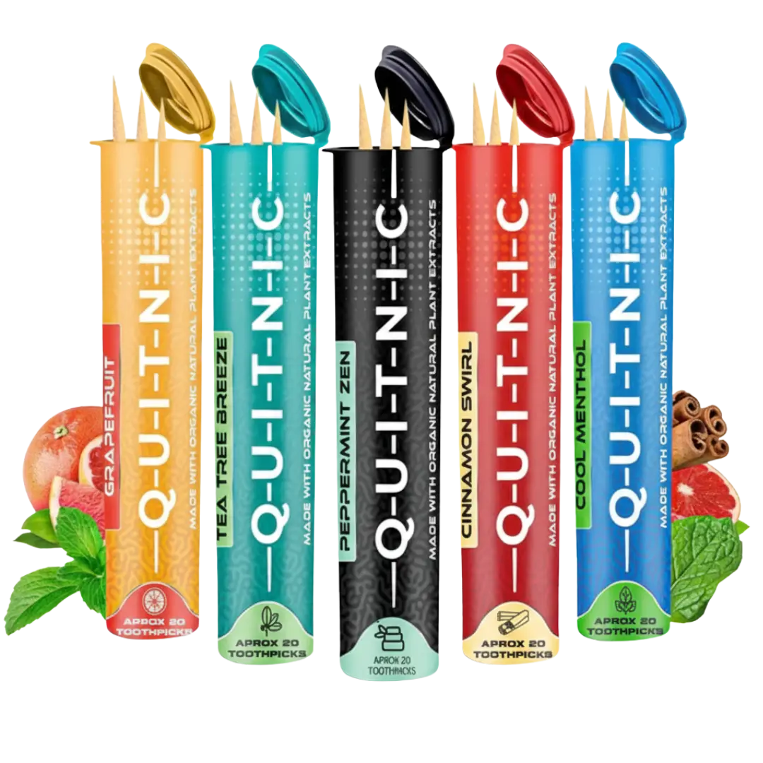 QuitNIC Variety Pack - Flavored Toothpicks for a Better Quit Strategy