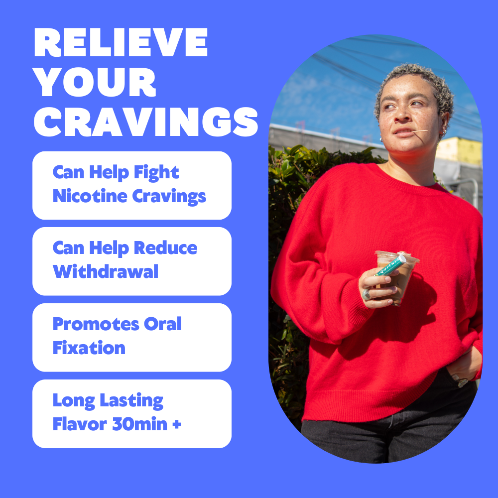 Quit-NIC Infused Flavored Toothpicks - Nicotine Free, Non-GMO Kosher Vegan Variety Pack, 20 Count Flavored Toothpicks for Adults to Help Quit Smoking and Quit-NIC