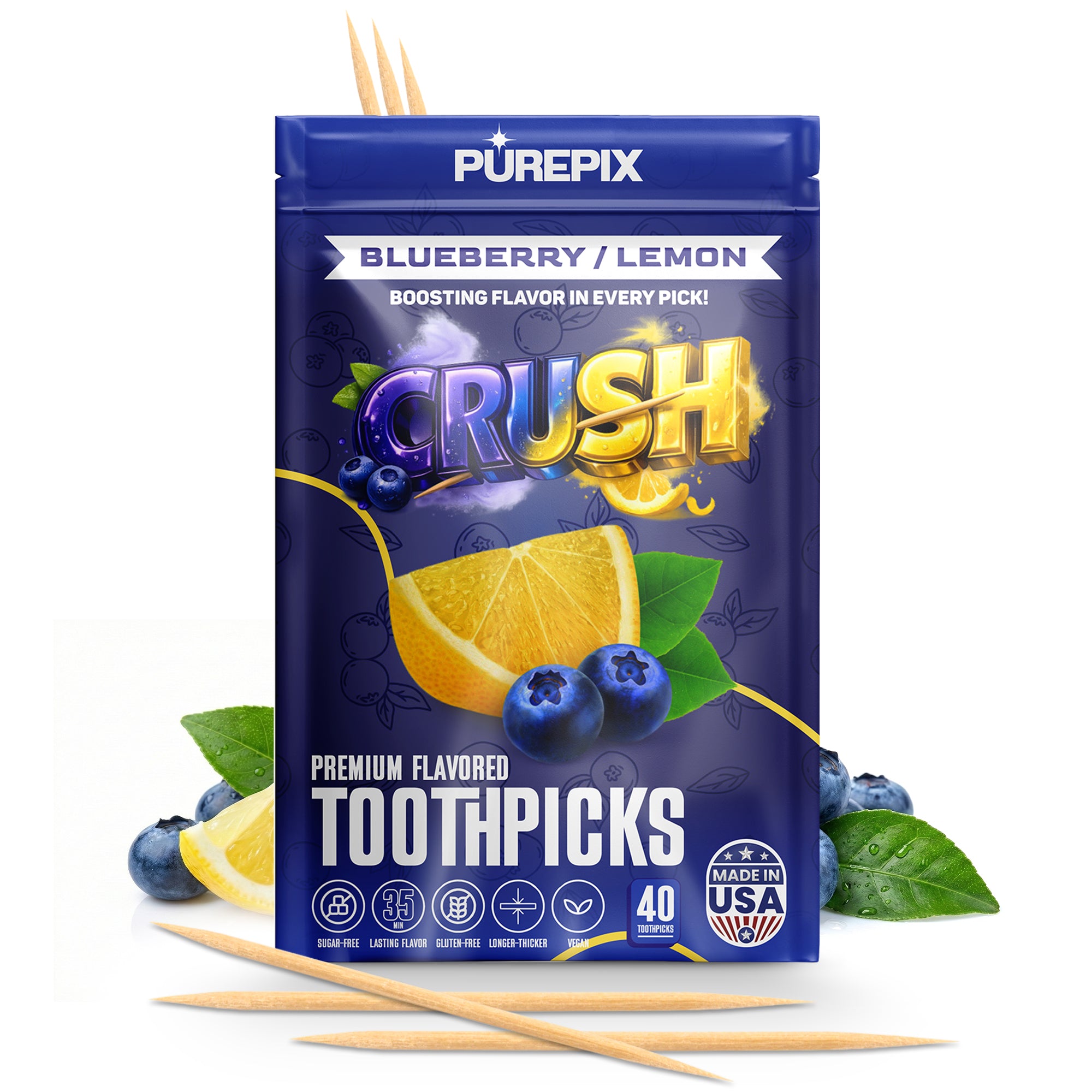 Crush Flavored Toothpicks