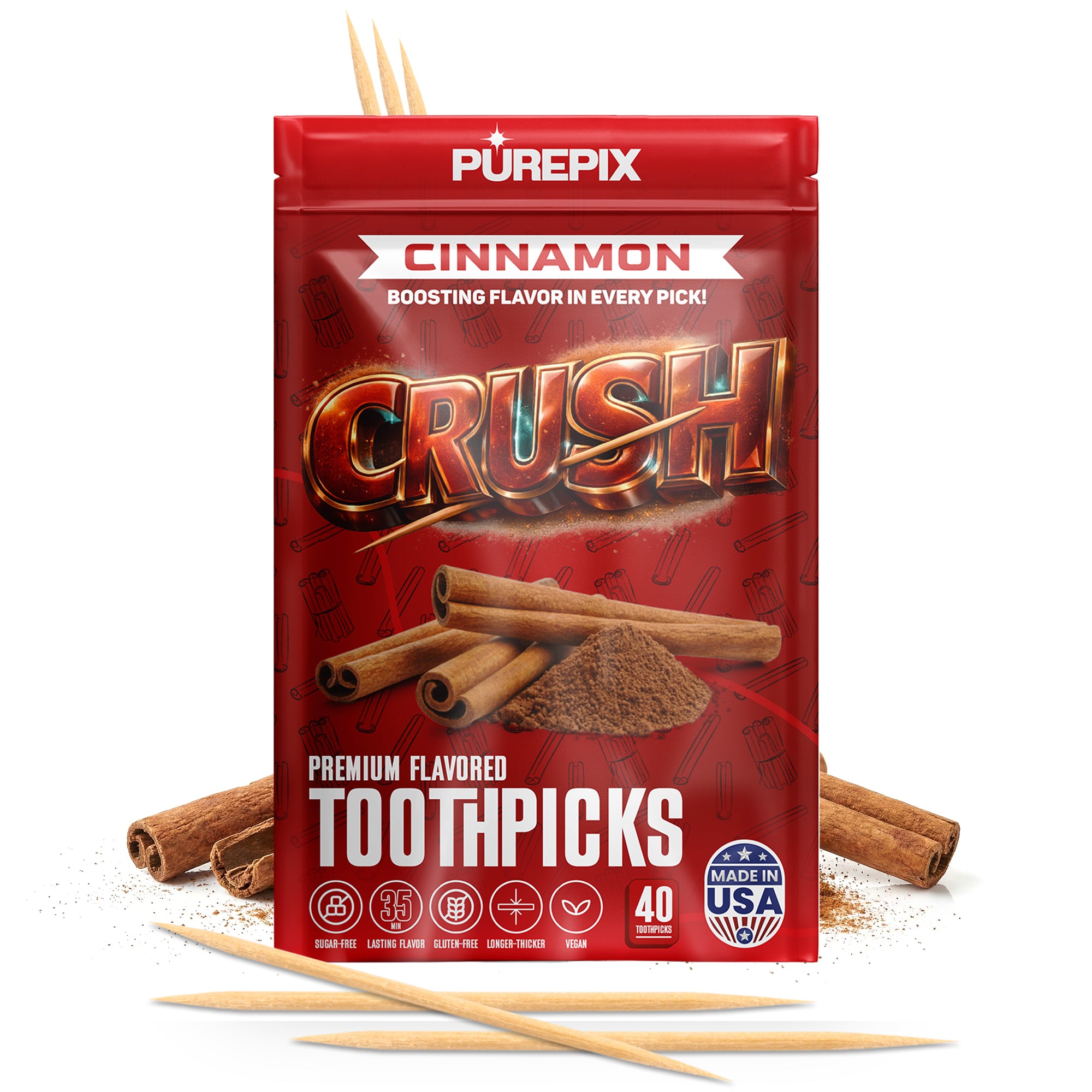 Crush Flavored Toothpicks