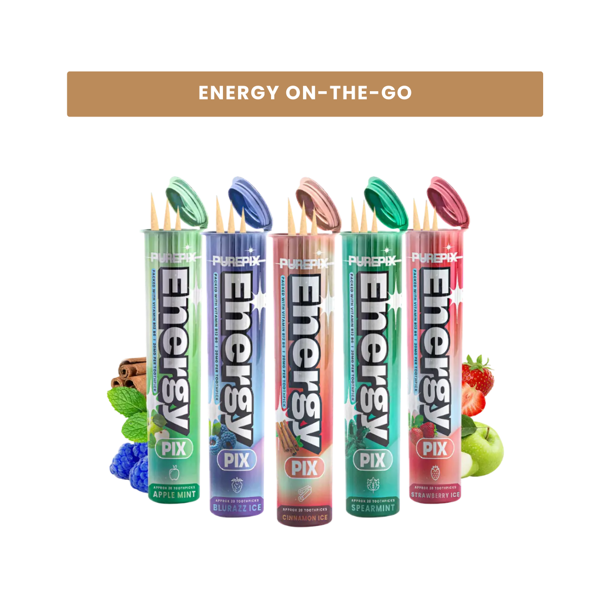 EnergyPix 5 Flavors Variety Pack