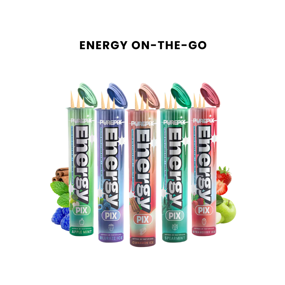 EnergyPix 5 Flavors Variety Pack