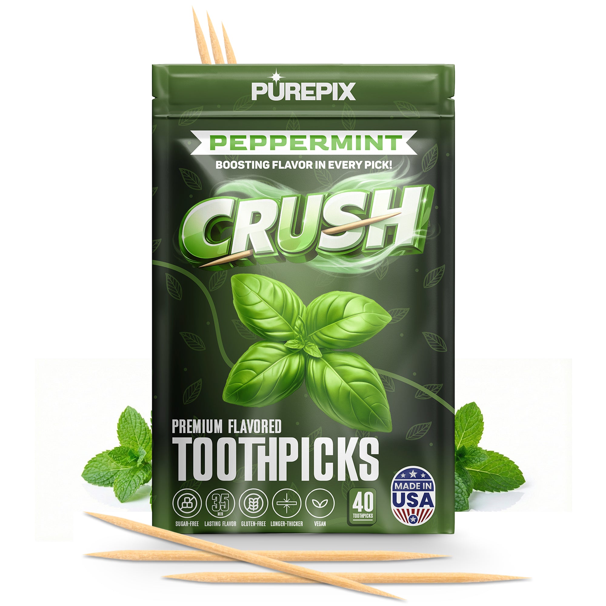 Crush Flavored Toothpicks