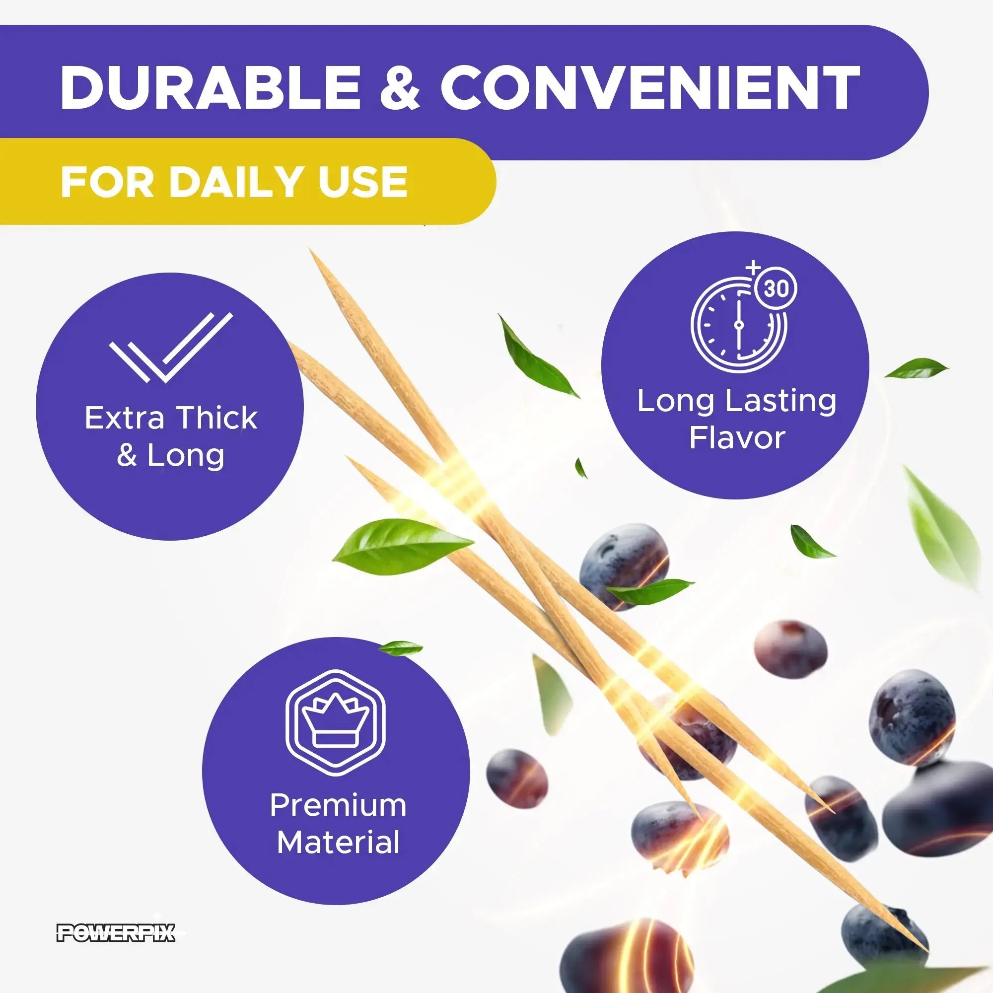 PowerPix Creatine Infused toothpicks - PurePix Brands