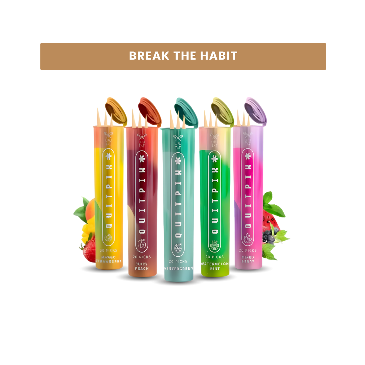 QuitPix 5 Flavors Variety Pack