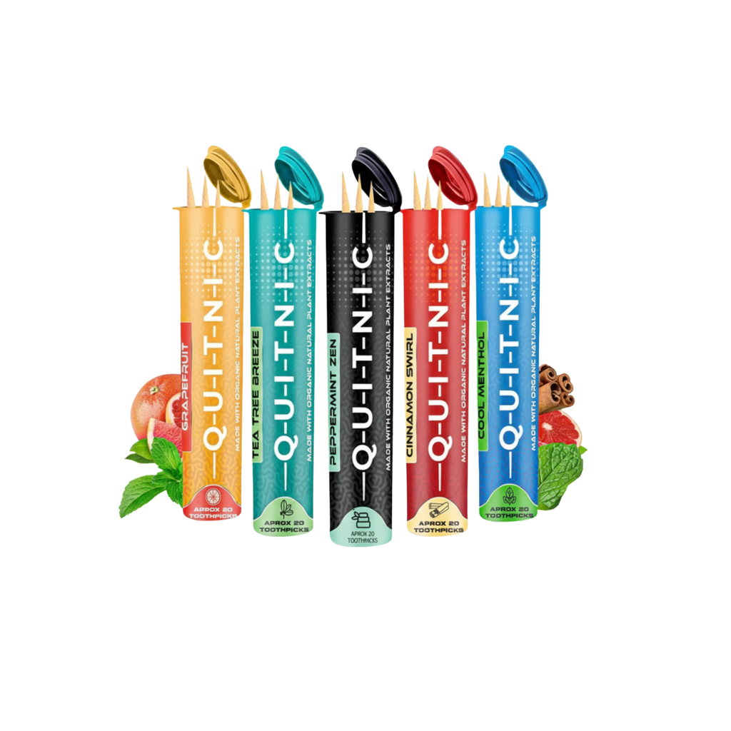 QuitNIC Variety Pack - Flavored Toothpicks for a Better Quit Strategy