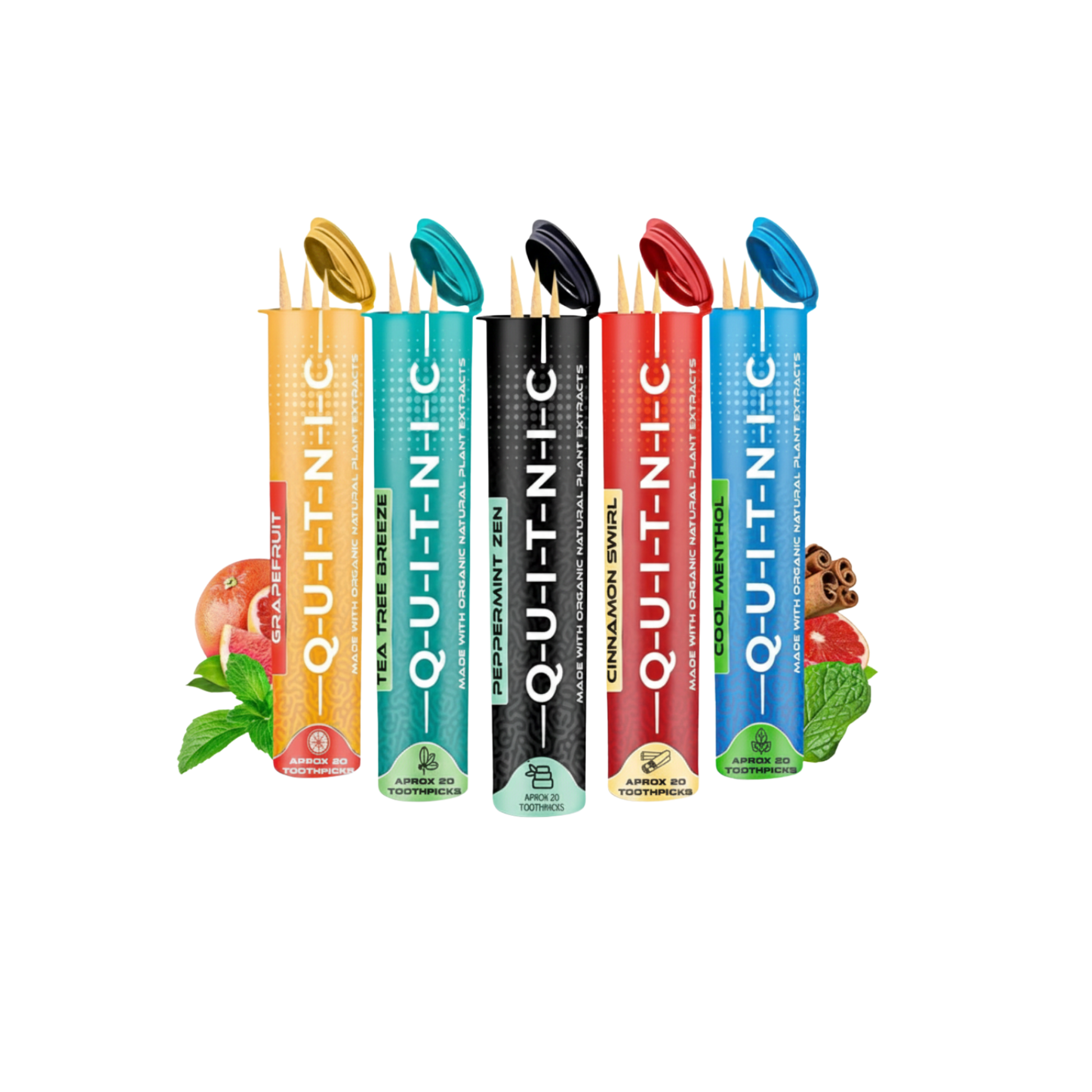 QuitNIC Variety Pack - Flavored Toothpicks for a Better Quit Strategy