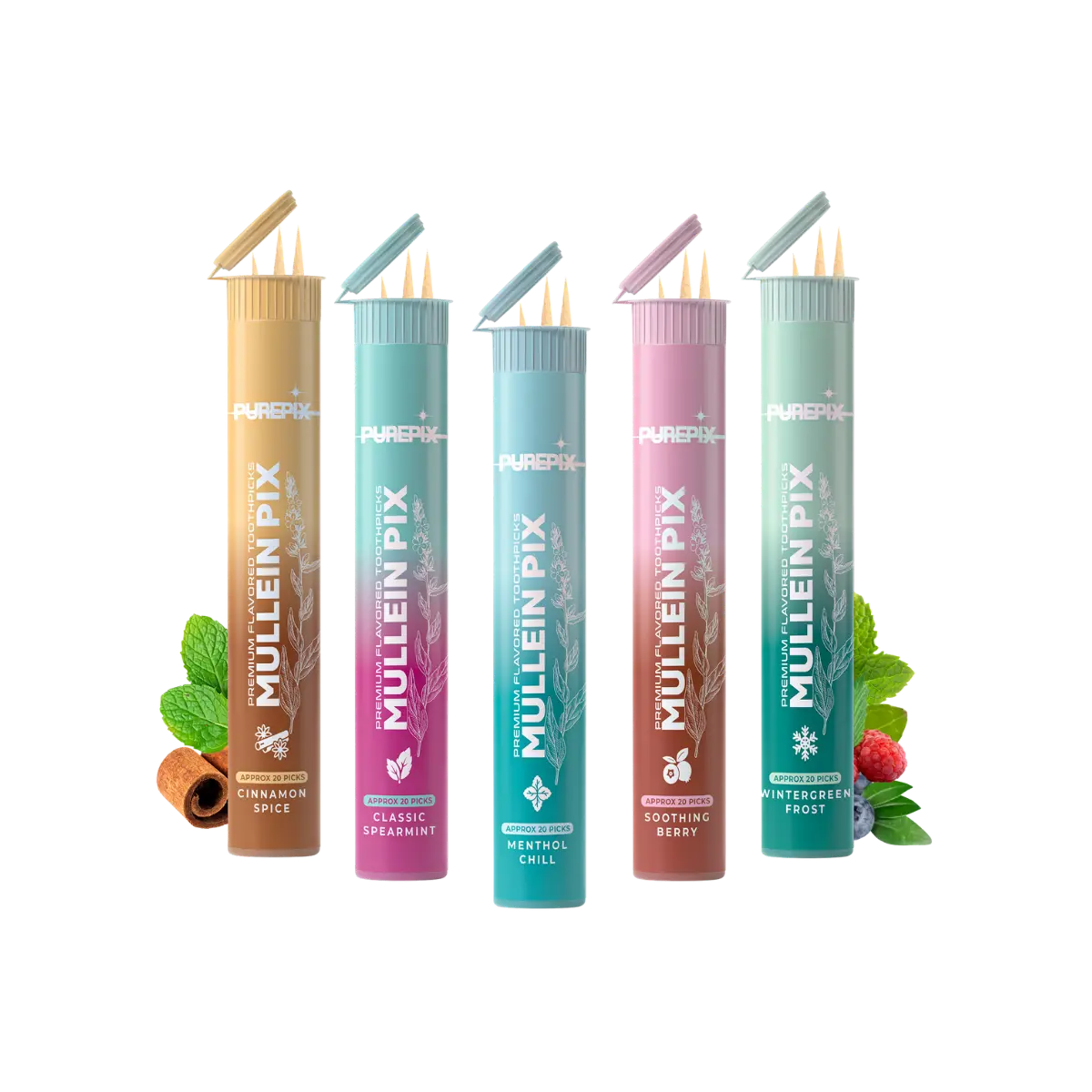 MulleinPix 5 Flavor Variety Pack PurePix Brands