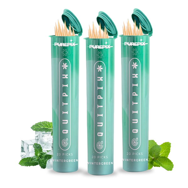 Wintergreen Flavored Toothpicks – (3-Pack)